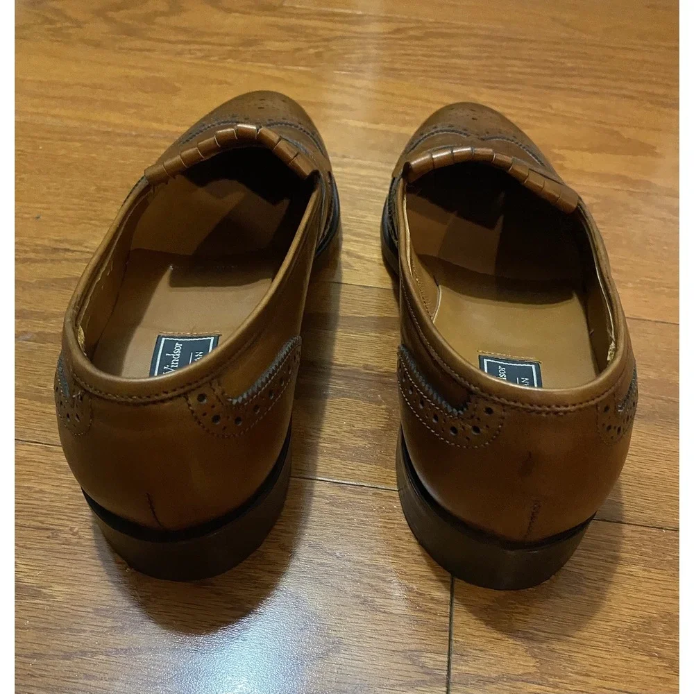 Bostonian‎ Crown Windsor Mens 10.5 D/B Loafers Oxford Shoes Brown Loafers In USA